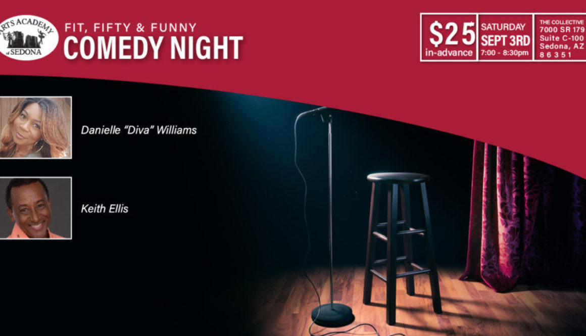 AAS presents Comedy Night; Fit, Fifty & Funny