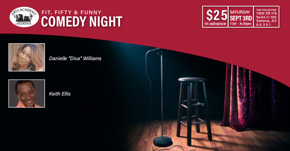 AAS presents Comedy Night; Fit, Fifty & Funny