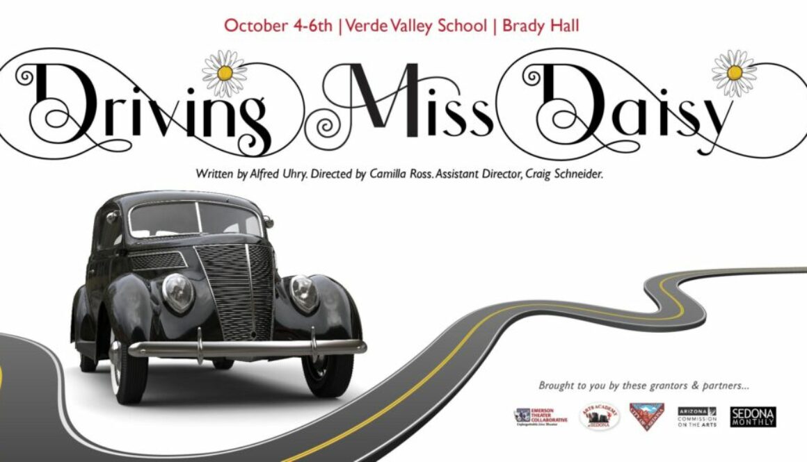 The Arts Academy of Sedona and Emerson Theater Collaborative presents Driving Miss Daisy, unforgettable live theater.