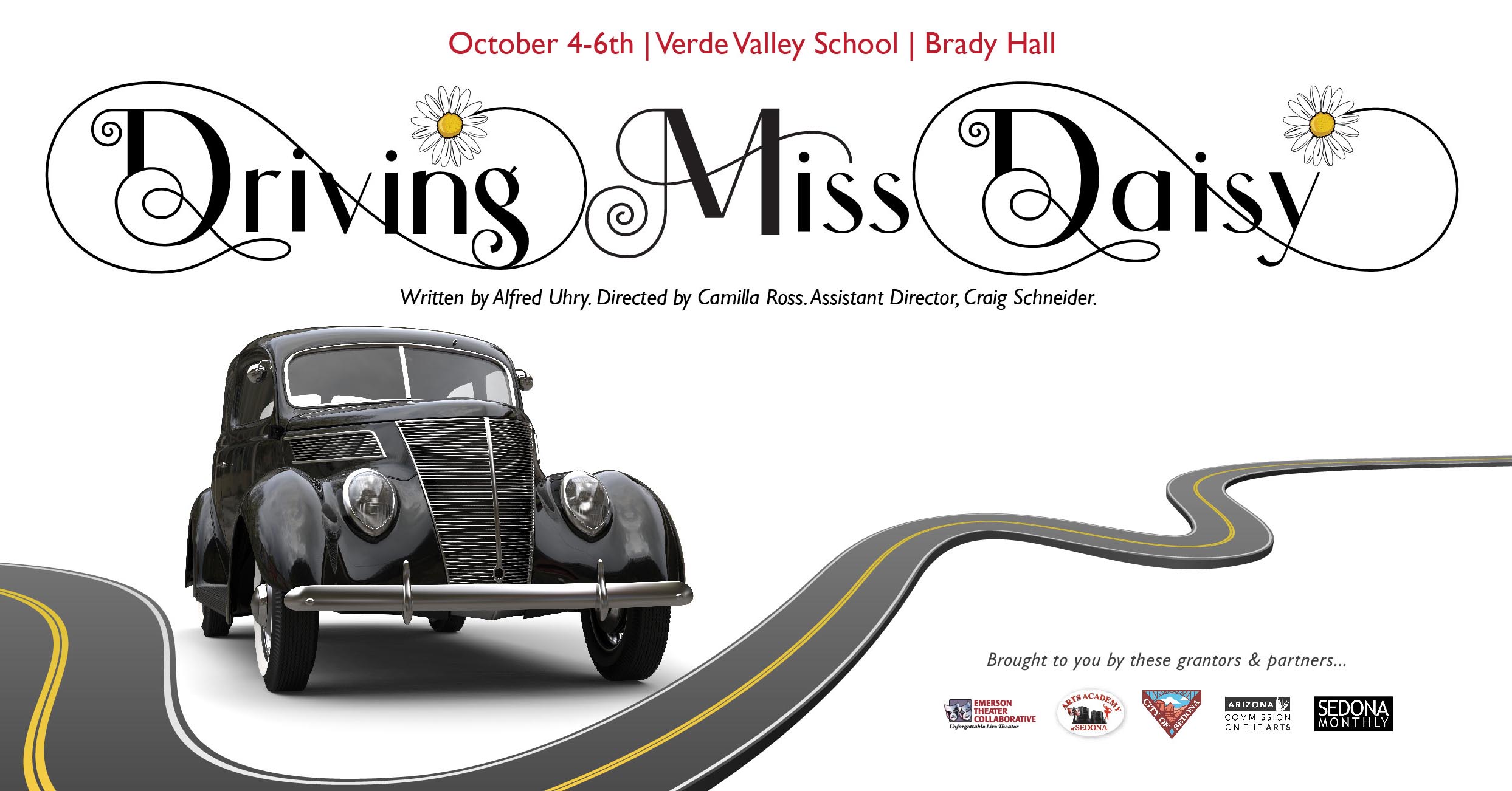 The Arts Academy of Sedona and Emerson Theater Collaborative presents Driving Miss Daisy, unforgettable live theater.