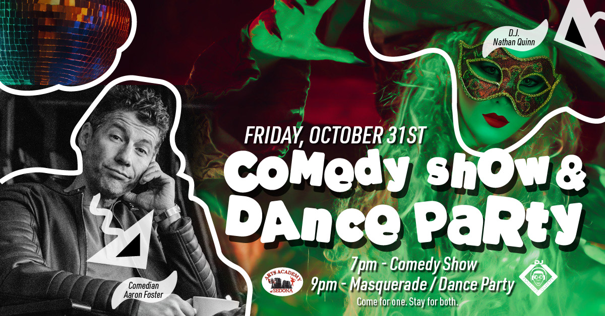 Comedian Aaron Foster and D.J. Nathan Quinn join for this halloween event.